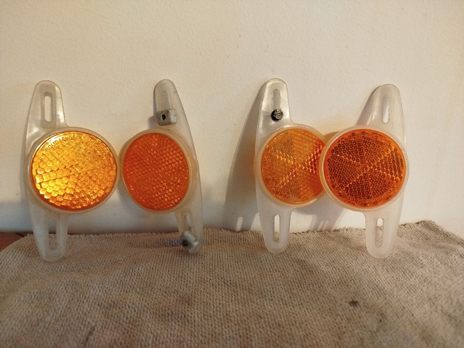 Odblaski rowerowe Romet Wigry SI solidarność Bydgoszcz PRL