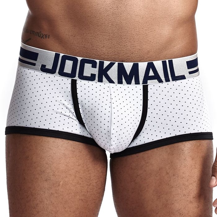 Męskie bawełniane bokserki JOCKMAIL w kropki - XXL