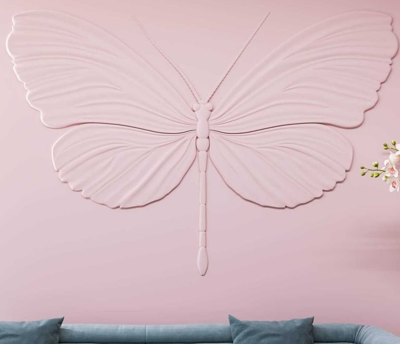 Рельеф 3D, лепнина на стену, любой размер