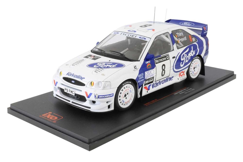 Ixo - WRC - 1/18 Ford Escort WRC B.Thiry #8 3rd RAC Rally 1998
