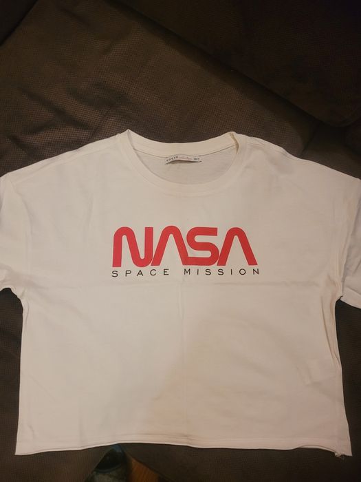 Biała bluzka unisex HOUSE