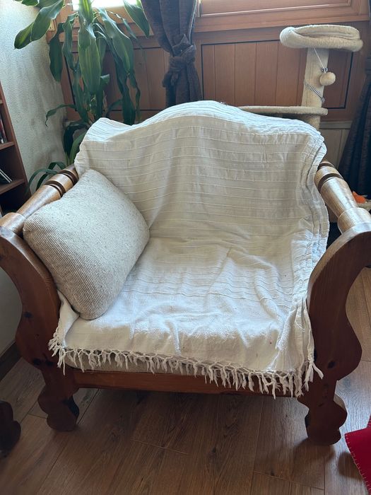 Sofás madeira maciça