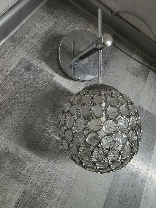 Lampa kula krysztalki