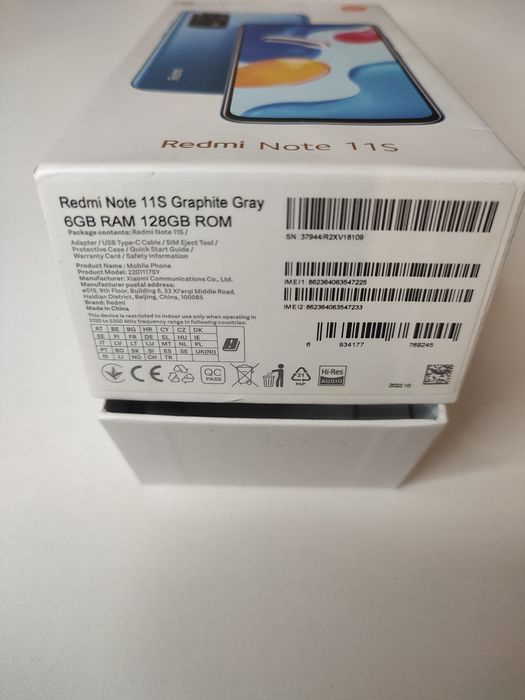Xiaomi redmi note 11s, 6/128Gb, NFC