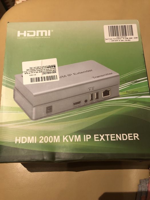 Extensor HDMI 200 mts via rj45