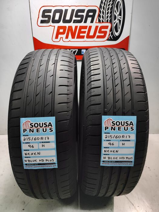 2 pneus semi novos Nexen  215/60R17 96H Oferta dos Portes