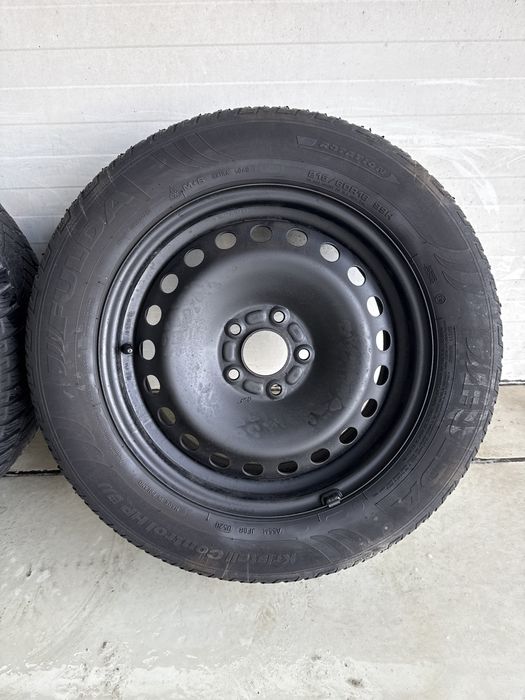 Felgi Ford mondeo 5x108 16 cali  oryginalne z czujnikami TPMS +2 opony Fulda 215/60-16