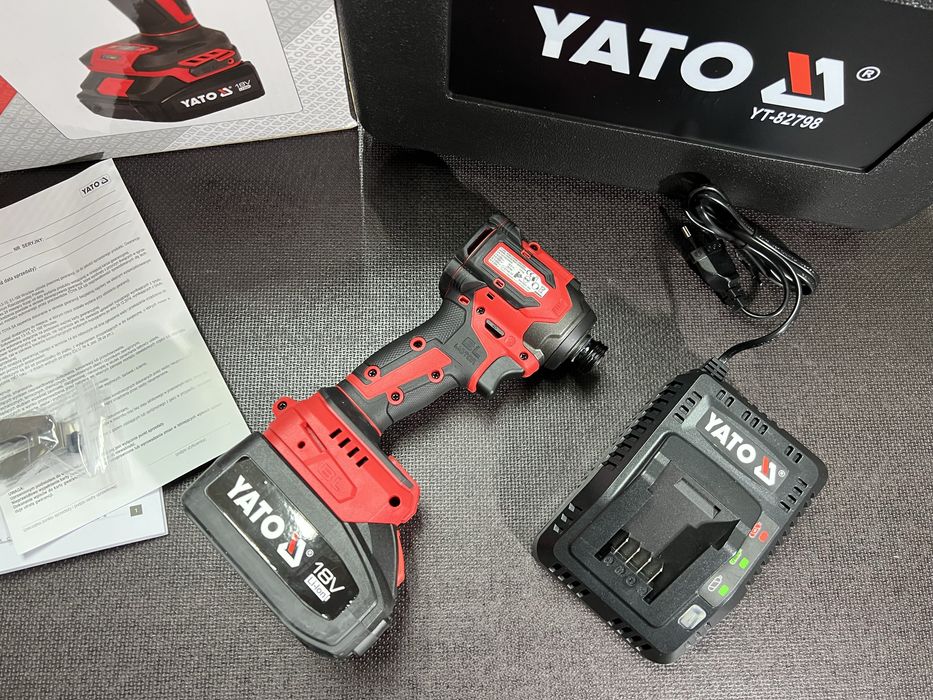 Ударный бесщеточный винтоверт импакт Yato YT-82798 На 230 Нм