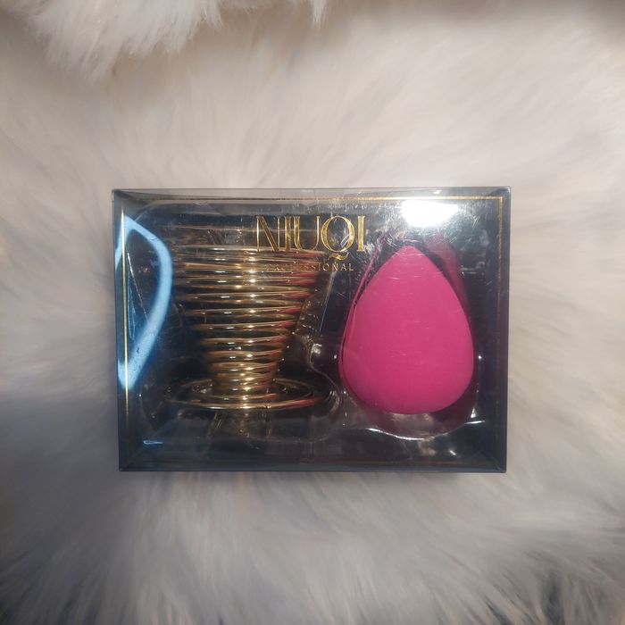 1zł Wysyłka Gąbka + Stojak Glamour Beauty blender Zestaw NOWY