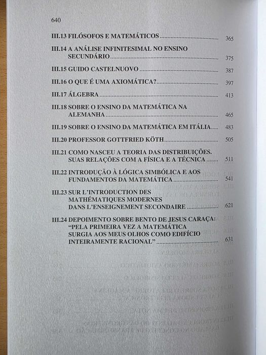 Livro "Textos Didácticos" - volume III de José Sebastião e Silva