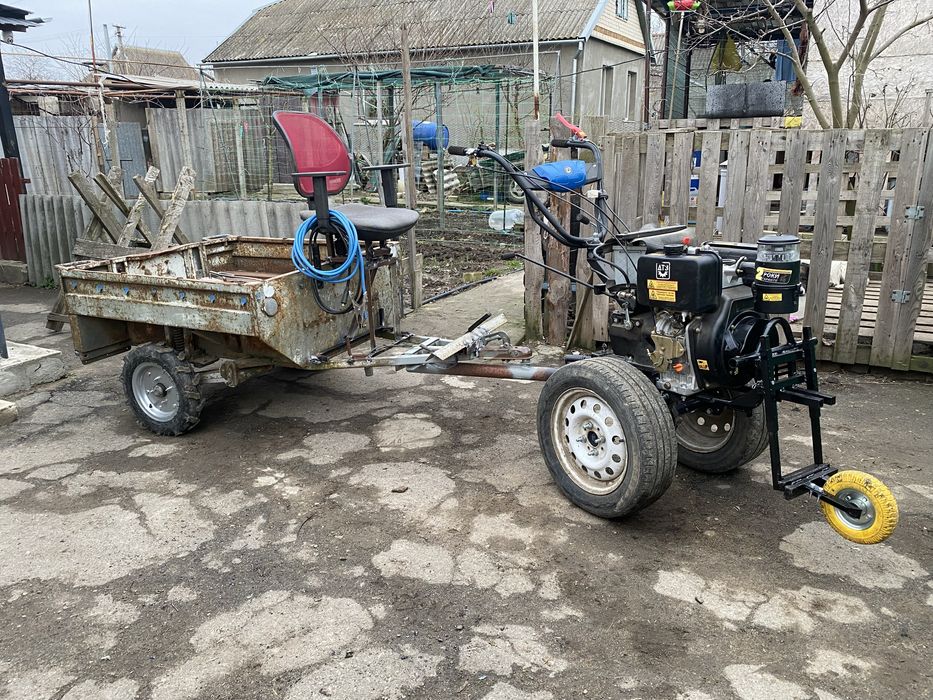 Мотоблок ДТЗ 510ДНЕ (пер. 3/1; 10к.с) дизельний з пониженою передачею