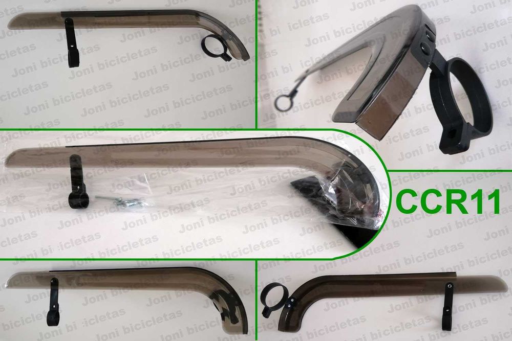 Cárter de corrente de bicicleta e suportes