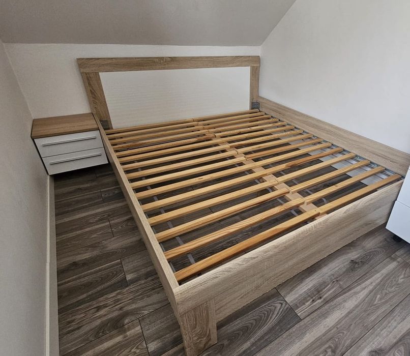 Łóżko 160x200 i szafka nocna