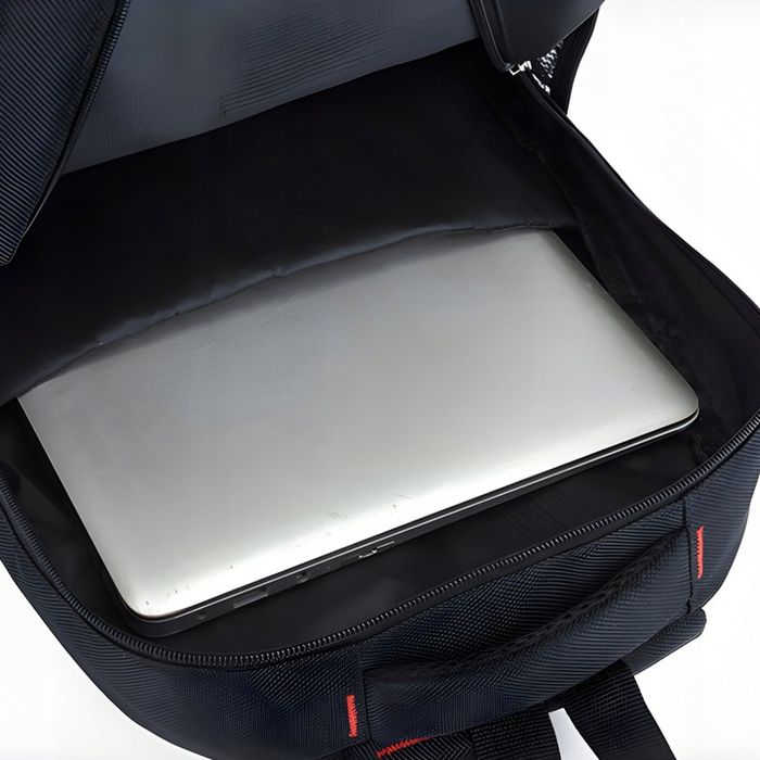 Plecak Sportowy Szkolny Turystyczny Czarny Miejski Tornister Unisex