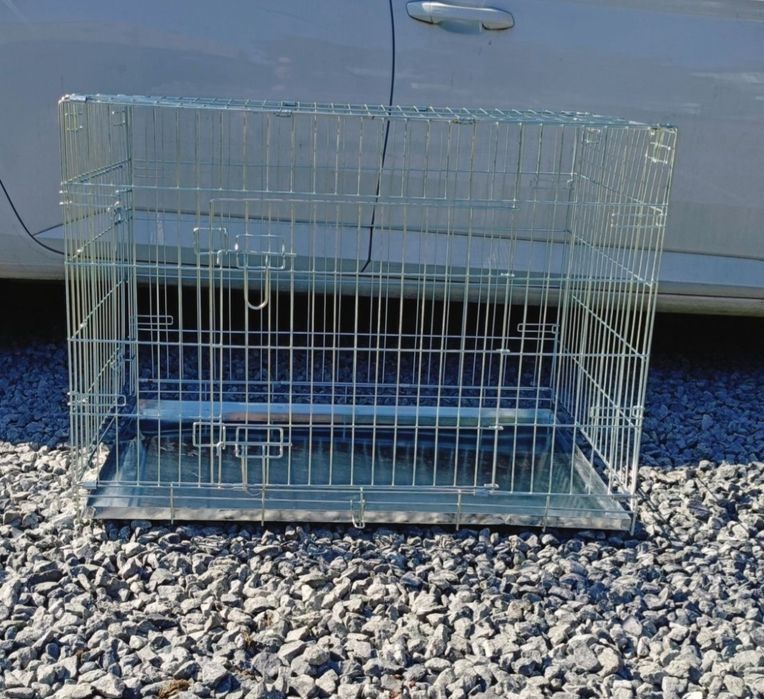 Klatka kennelowa Double Door L, transporter dla psa