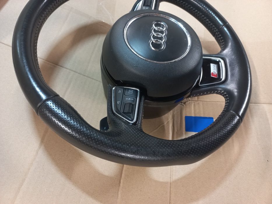 Kierownica kompletna poduszka airbag kierowcy audi a6 c7 a7 sline
