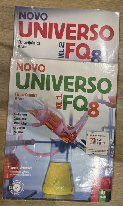 Livros escolares para o 8º ano