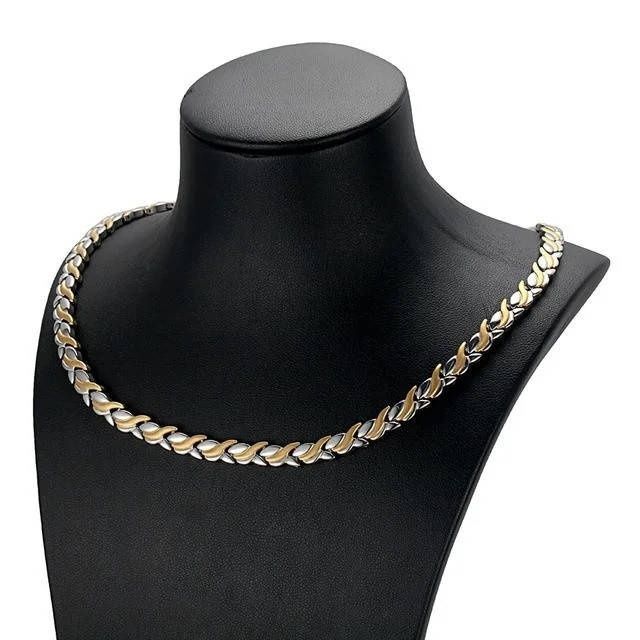 Турмаліновий магнітний браслет + намисто Aphrodite / Bionet комплект