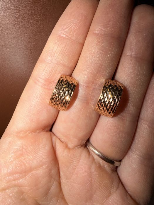 Золоті сережки серьги золотые Столична ювелірна фабрика