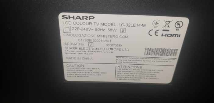 Telewizor 32cale sharp