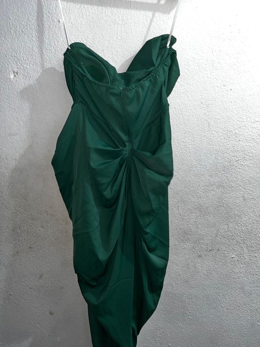 Vestido verde de cerimónia