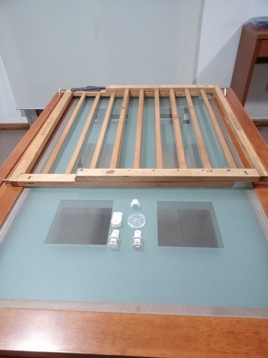 Barreira de Segurança/Grade de Escadas Indowoods Nicolas (Largura ajustável: De 78,5 cm a 113,5 cm)