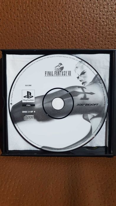 Final Fantasy VIII 8 Black Label Playstation 1 PAL Jogo ps1 psx psone