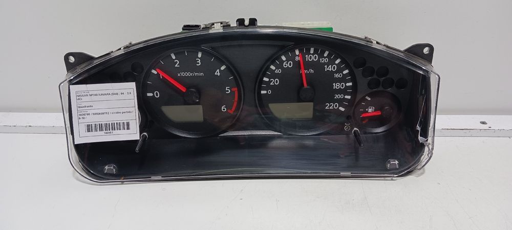 Quadrante / painel de instrumentos NISSAN NP300 Navara Pick Up (D40)