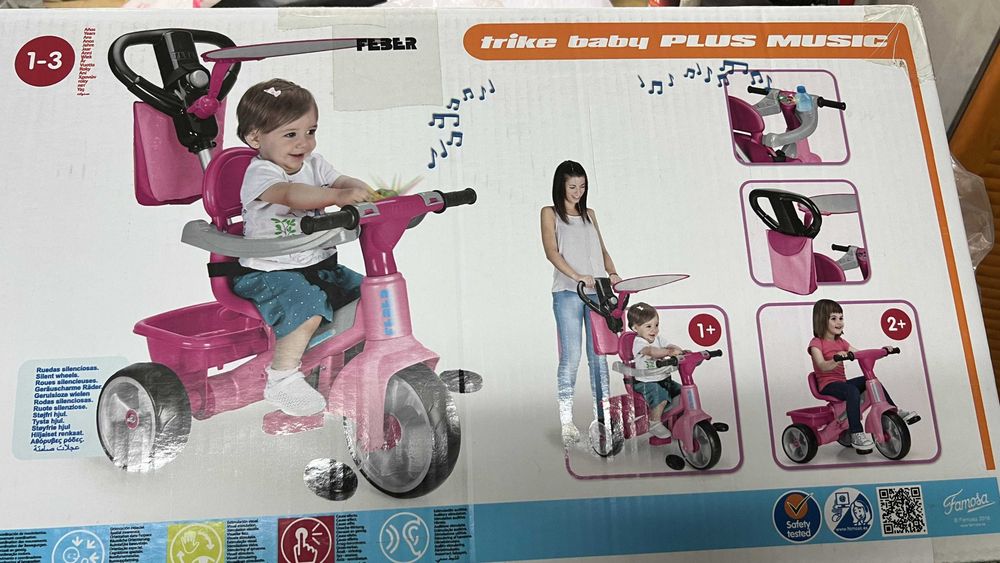 Triciclo Baby Plus Music