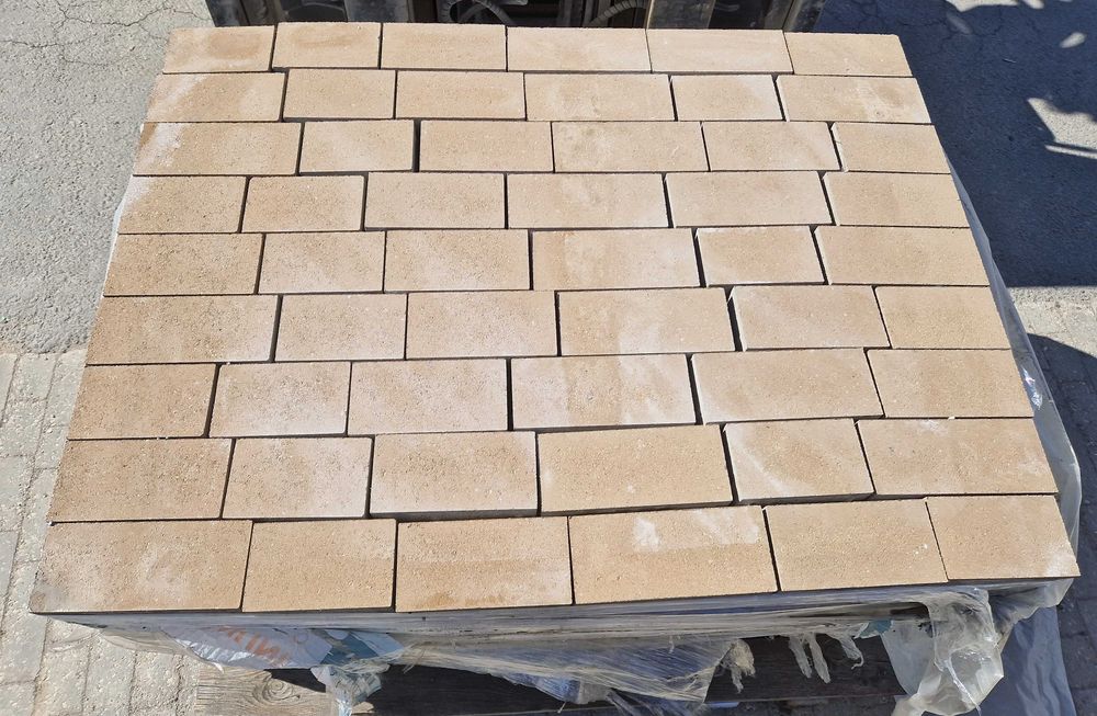 Kostka Brukowa Mini Trio 8 cm Beżowy Libet Podjazd Taras Okazja
