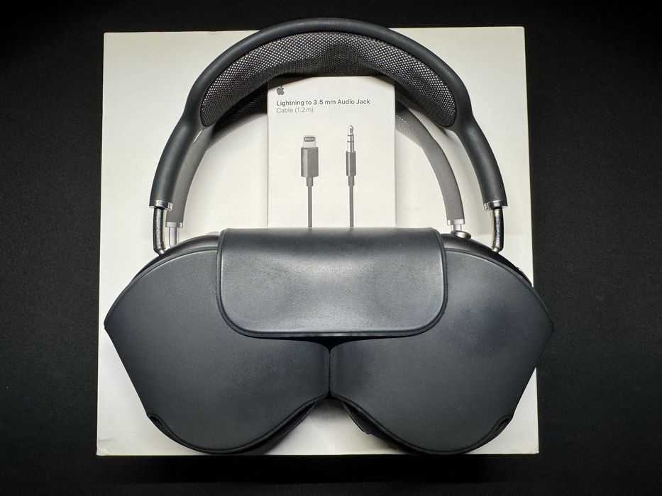 Навушники Apple Airpods Max Black (A2096) + lightning-3,5mm jack