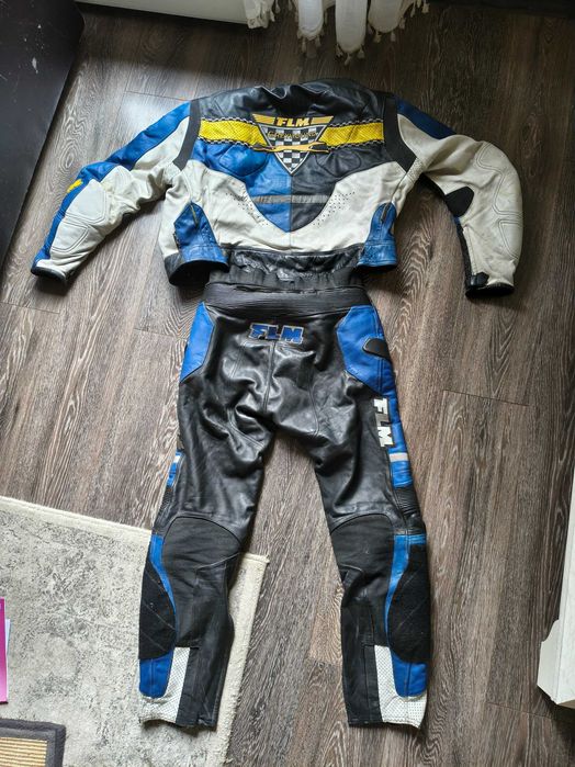Kombinezon Motocyklowy Skórzany FLM Greyhound 54 2pc dwuczęściowy