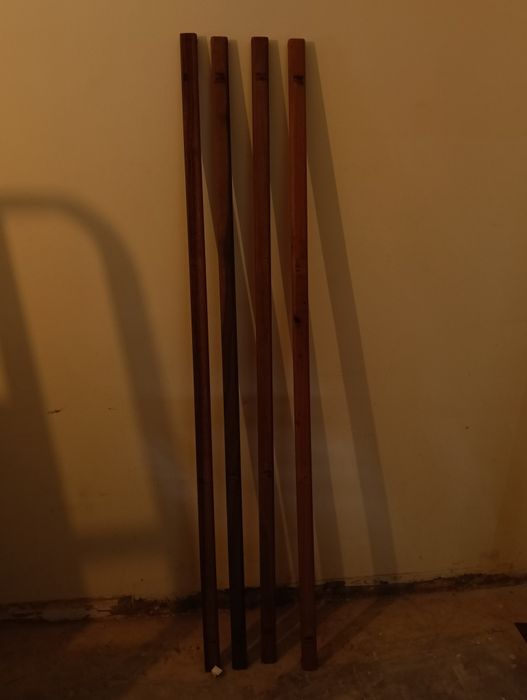 Armação de cama de casal c/ estrado