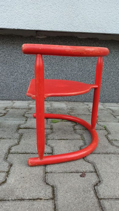 Krzesełko dziecięce Anna Karin Mobring Ikea vintage modern PRL lata 60