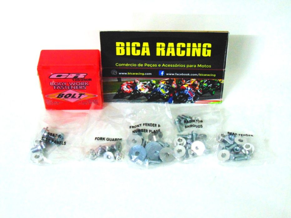 Kit de parafusos para plasticos completo Honda CRF250R CRF450X CRF