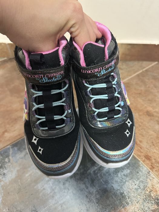 Хайтопи для дівчинки Skechers розмір 33,5 (21см)