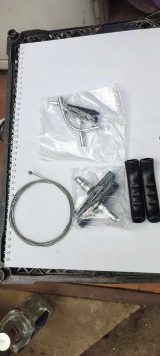 Рем комплект тормозов, седла накладки на ручки тормозов грипсы на руль