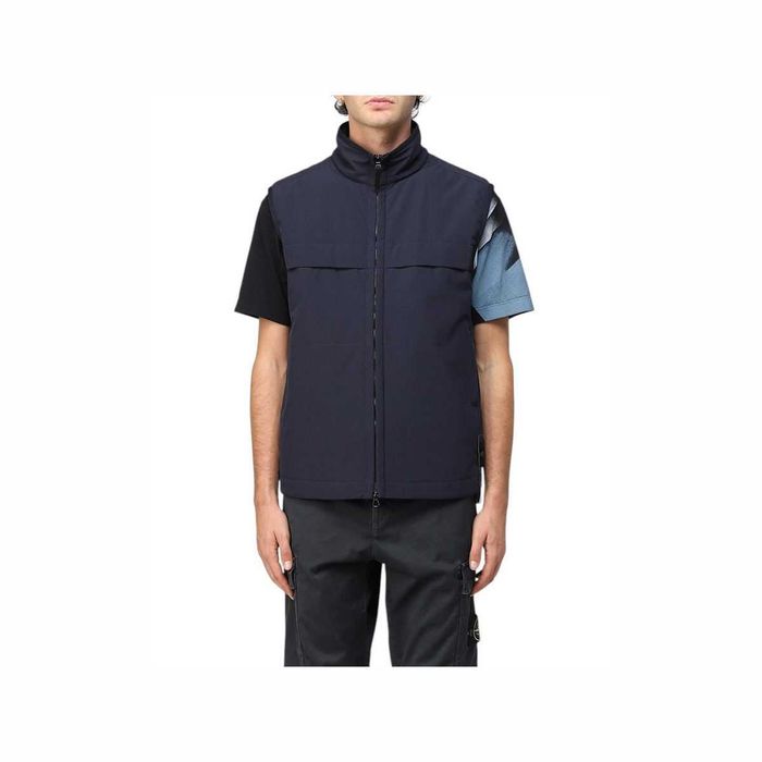 Жилет STONE ISLAND 22FW G0327 Soft Shell Padded Gilet Dark Blue