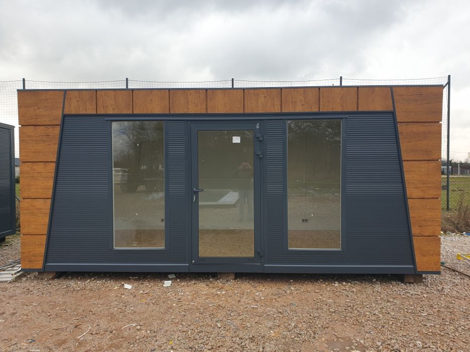 Pawilon  na ramie handlowy usługowy kontener biuro sklep biurowy