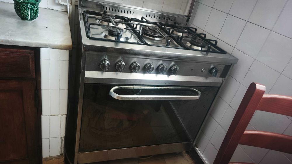 Fogão Meireles Inox 90 cm | 5 Queimadores + Forno | Excelente Estado