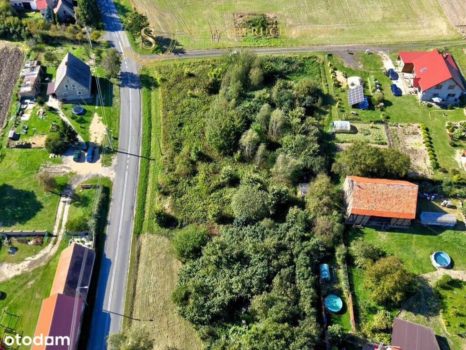 Działka Budowlana + Własny Park, 10 min od miasta