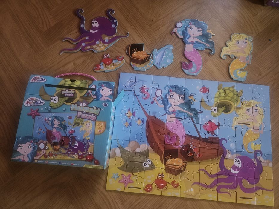 Puzzle 3d dla dziewczynki