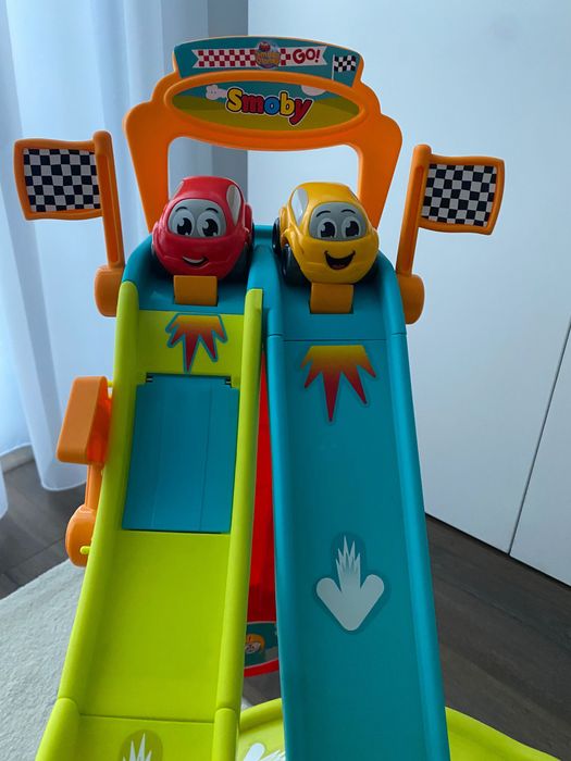 Set Autodráha Vroom Planet Jump A Letisko Smoby