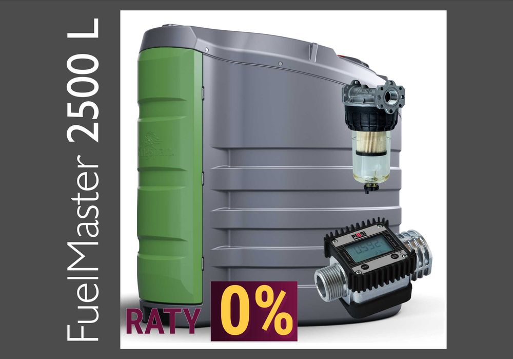 Zbiornik dwupłaszczowy do paliwa ON 2500l Kingspan / NOWOŚĆ