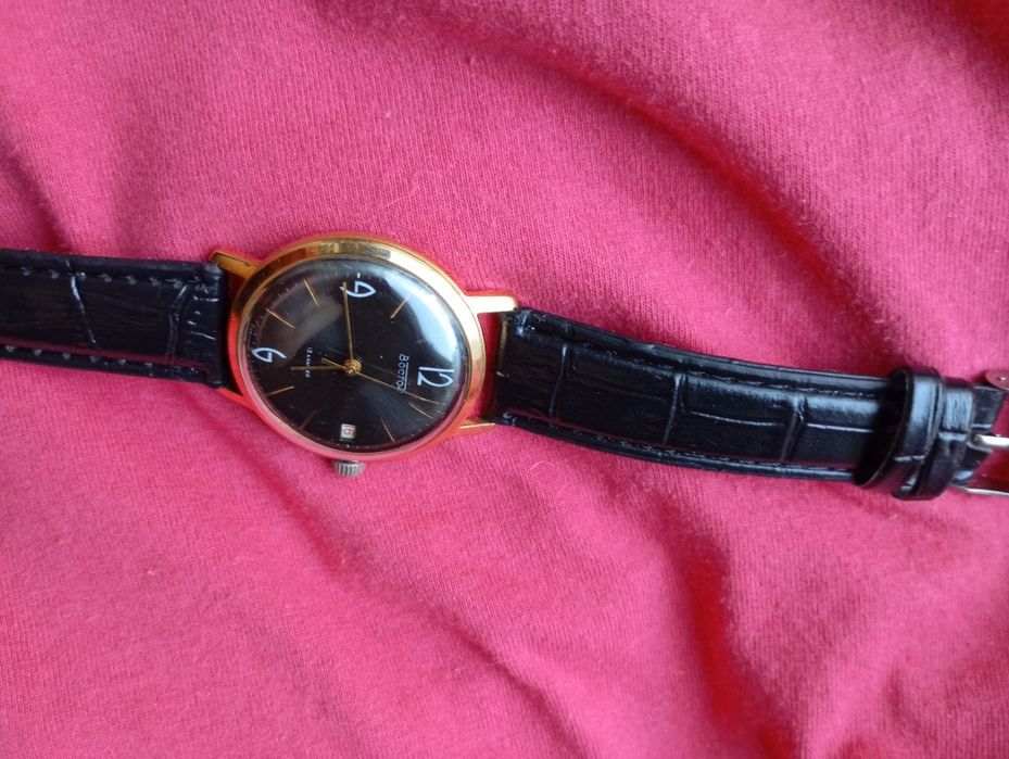 Часы позолоченные мужские Восток Ау20 СССР