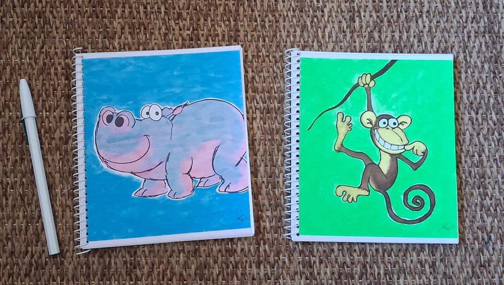 Blocos de notas animais