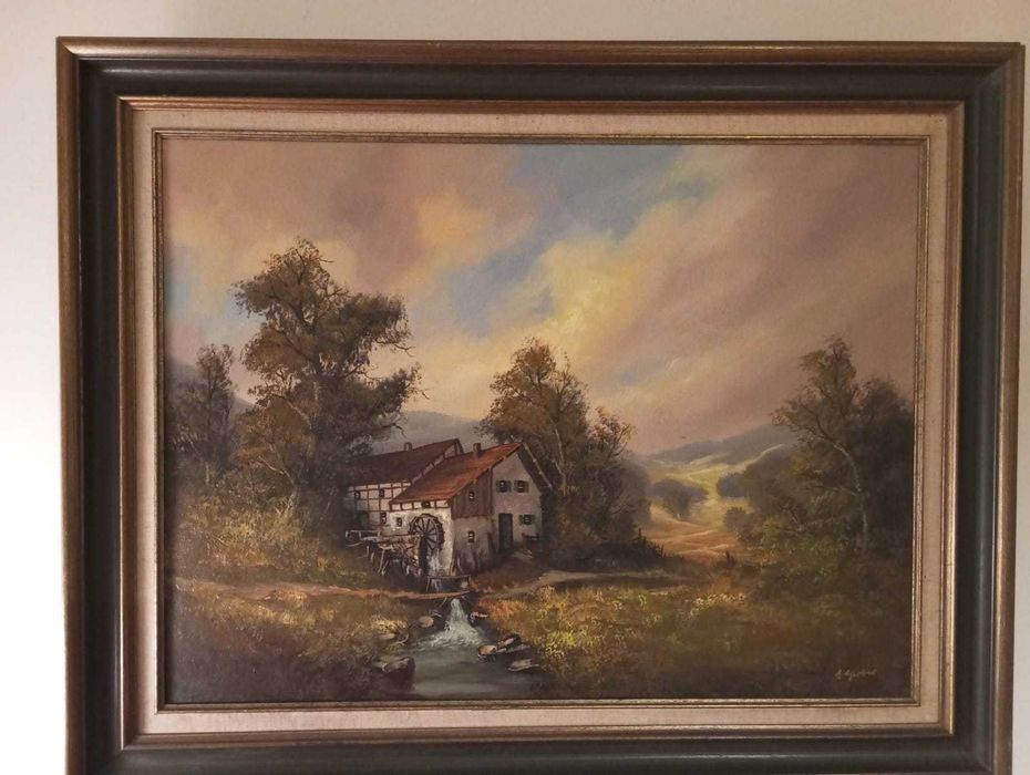 Obraz olejny Ernst Gerber