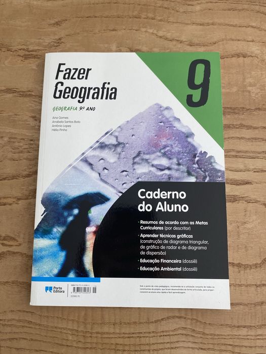 Caderno de Atividades + Caderno do Aluno “Fazer Geografia” - 9.° Ano