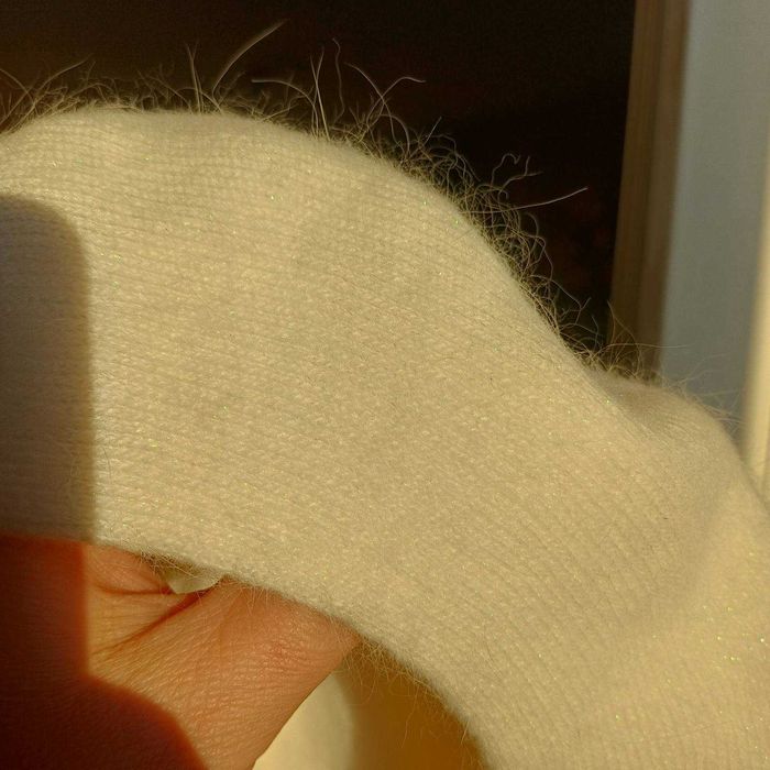 Зимовий берет, ніжна ангора