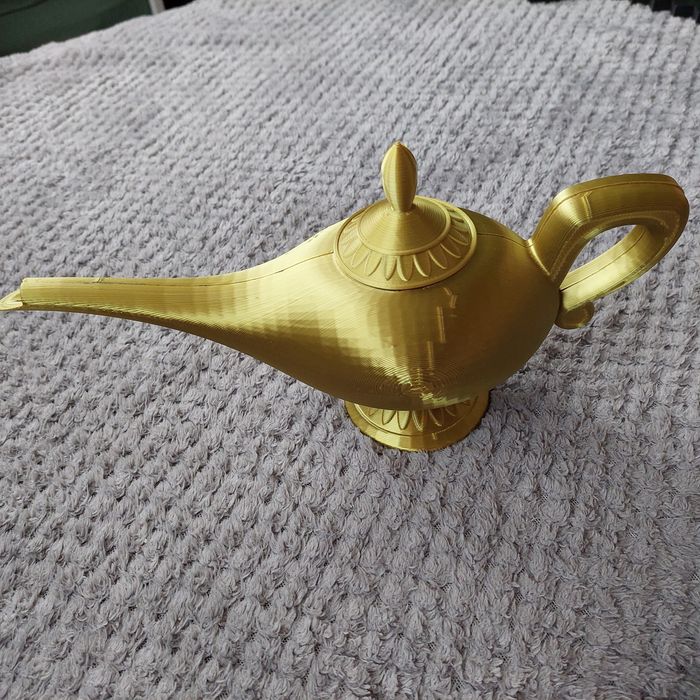 Lampa Alladyna wydrukowana w 3d